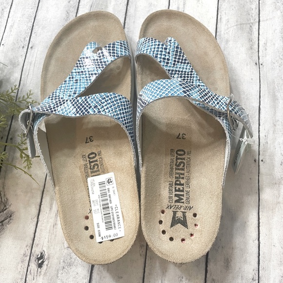 New Mephisto Women's Helen - Turqoise Sand Boa - Picture 4 of 8